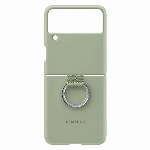 Etui Samsung Galaxy Flip 3 EF-PF711TMEGWW oliwkowy/olive green Silicone Cover Ring