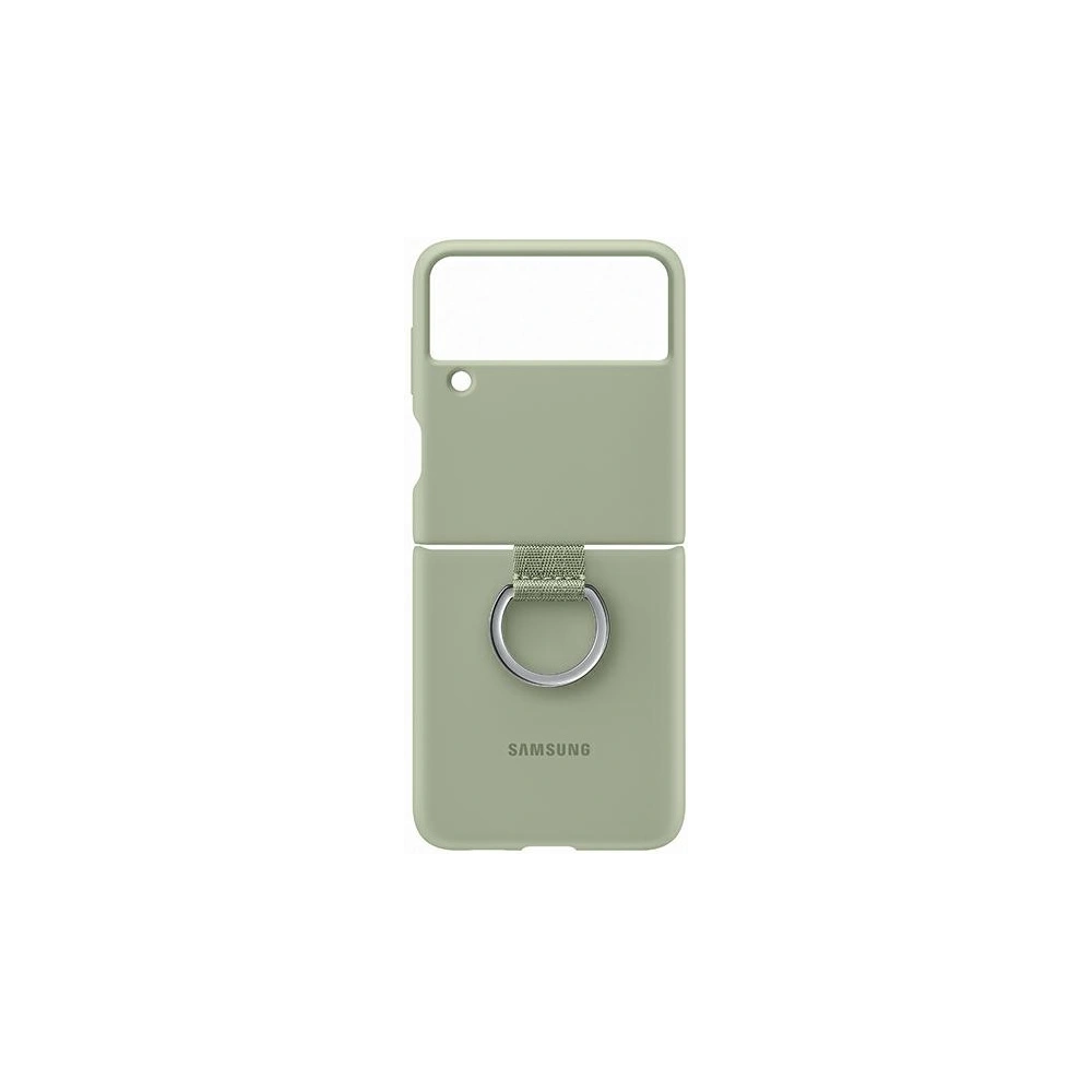Hurtownia GSM - Etui Samsung Galaxy Flip 3 EF-PF711TMEGWW olivový/olive green silikonový kryt s kroužkem - SMG439OLI - {ean13} - Hurt