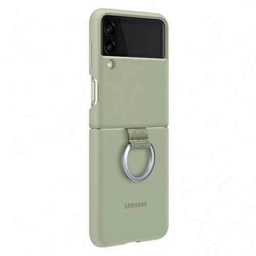 Etui Samsung Galaxy Flip 3 EF-PF711TMEGWW oliwkowy/olive green Silicone Cover Ring
