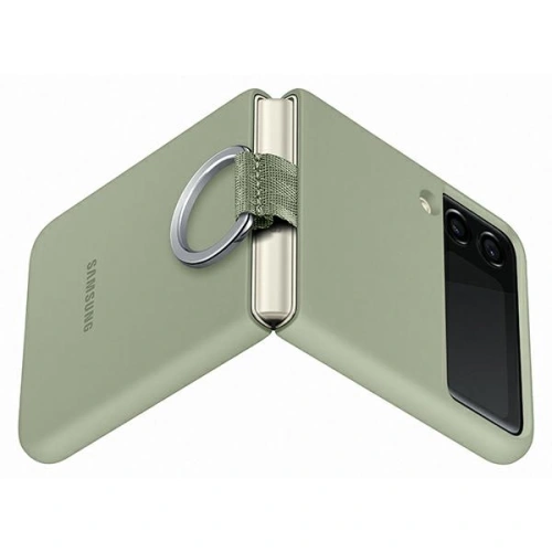 Etui Samsung Galaxy Flip 3 EF-PF711TMEGWW oliwkowy/olive green Silicone Cover Ring