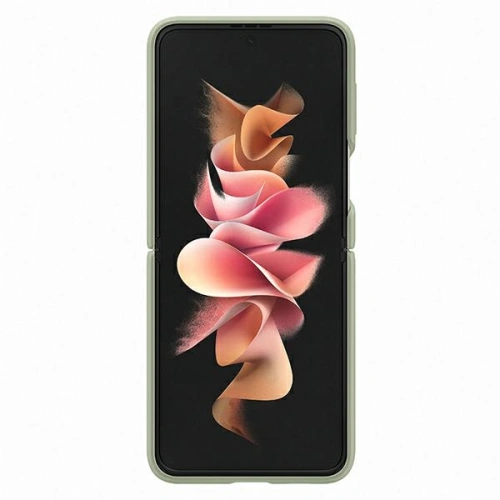 Etui Samsung Galaxy Flip 3 EF-PF711TMEGWW oliwkowy/olive green Silicone Cover Ring