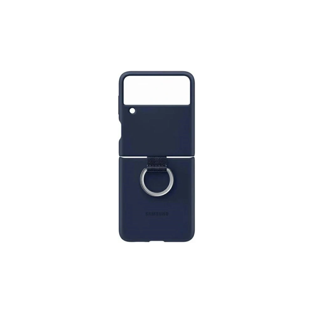 Hurtownia GSM - Etui Samsung Galaxy Flip 3 EF-PF711TNEGWW tmavě modré/silikonové kryt s kroužkem - SMG440NAV - {ean13} - Hurt