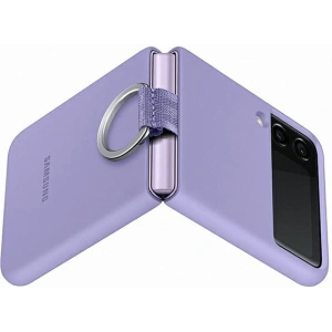 Hurtownia GSM - Etui Samsung Galaxy Flip 3 EF-PF711TVEGWW lawendowy/lavender Silicone Cover Ring - SMG441LAV - {ean13} - Hurt