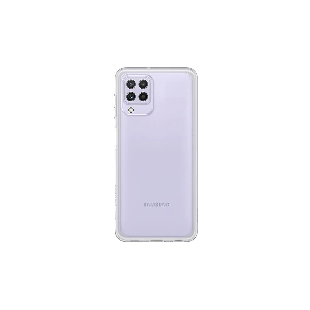 Wholesale Samsung Galaxy A22 LTE EF-QA225TT Soft Clear Cover Transparent - SMG445CL - {ean13} - Hurt