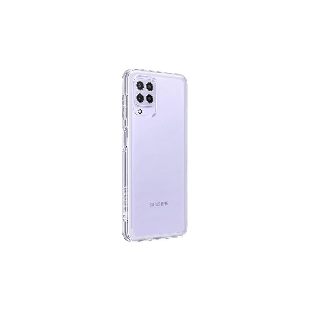Wholesale Samsung Galaxy A22 LTE EF-QA225TT Soft Clear Cover Transparent - SMG445CL - {ean13} - Hurt