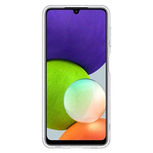 Wholesale Samsung Galaxy A22 LTE EF-QA225TT Soft Clear Cover Transparent - SMG445CL - {ean13} - Hurt