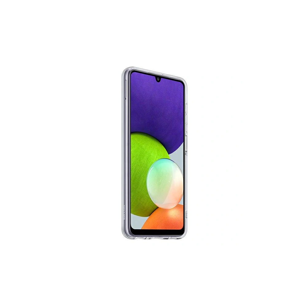Wholesale Samsung Galaxy A22 LTE EF-QA225TT Soft Clear Cover Transparent - SMG445CL - {ean13} - Hurt
