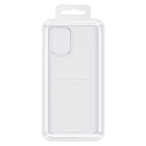 Etui Samsung Galaxy A22 LTE EF-QA225TT Soft Clear Cover Transparent