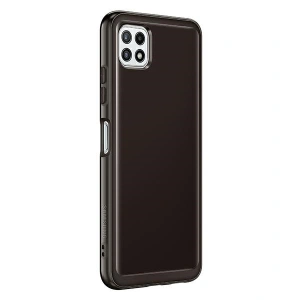 Wholesale Samsung Galaxy A22 5G EF-QA226TB Soft Clear Cover black - SMG446BLK - {ean13} - Hurt