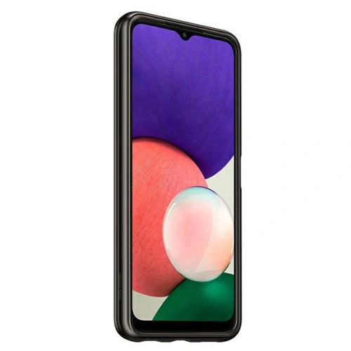 Etui Samsung Galaxy A22 5G EF-QA226TB Soft Clear Cover czarny/black