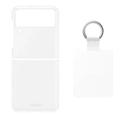 Etui Samsung Galaxy Flip 3 EF-QF711CTEGWW przezroczysty/transparent Clear Cover Ring