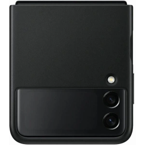 Samsung Galaxy Flip 3 EF-VF711LBEGWW black Leather Cover