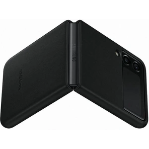 Hurtownia GSM - Etui Samsung Galaxy Flip 3 EF-VF711LBEGWW czarny/black Leather Cover - SMG450BLK - {ean13} - Hurt
