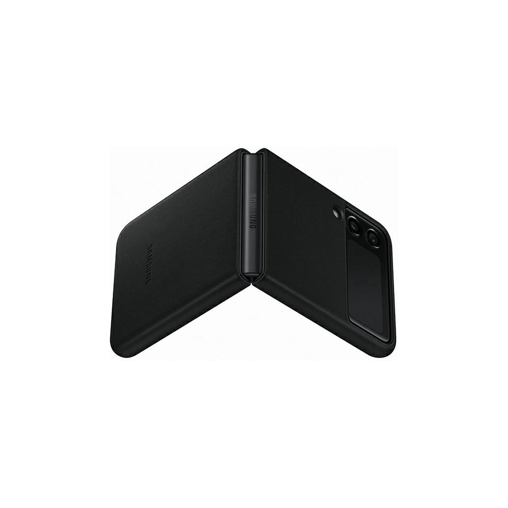 Hurtownia GSM - Etui Samsung Galaxy Flip 3 EF-VF711LBEGWW černé/black kožené pouzdro - SMG450BLK - {ean13} - Hurt