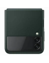 Wholesale Samsung Galaxy Flip 3 EF-VF711LGEGWW green Leather Cover - SMG451GRN - {ean13} - Hurt