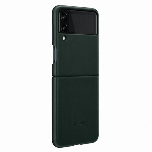 Etui Samsung Galaxy Flip 3 EF-VF711LGEGWW zielony/green Leather Cover