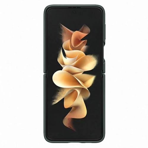 Etui Samsung Galaxy Flip 3 EF-VF711LGEGWW zielony/green Leather Cover