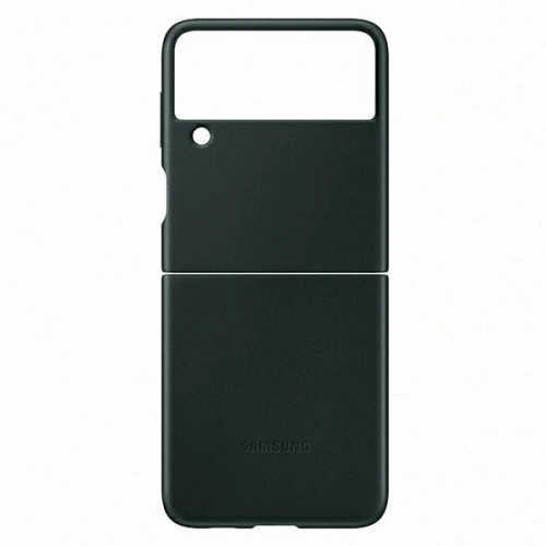 Etui Samsung Galaxy Flip 3 EF-VF711LGEGWW zielony/green Leather Cover