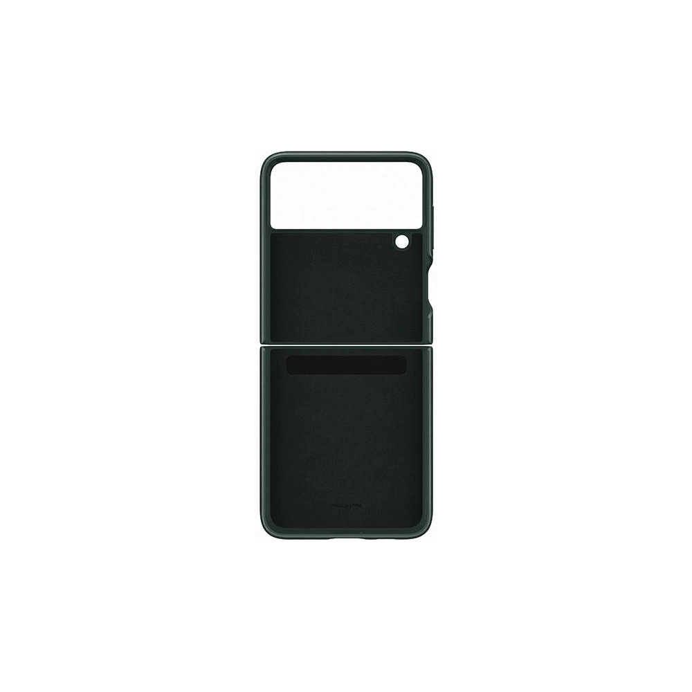 Wholesale Samsung Galaxy Flip 3 EF-VF711LGEGWW green Leather Cover - SMG451GRN - {ean13} - Hurt