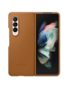 Etui Samsung Galaxy Z Fold 3 EF-VF926LAEGWW kožené pouzdro v barvě camel