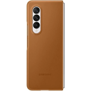 Samsung Galaxy Z Fold 3 EF-VF926LAEGWW camel Leather Cover