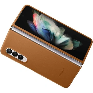 Hurtownia GSM - Etui Samsung Galaxy Z Fold 3 EF-VF926LAEGWW camel Leather Cover - SMG452CAM - {ean13} - Hurt