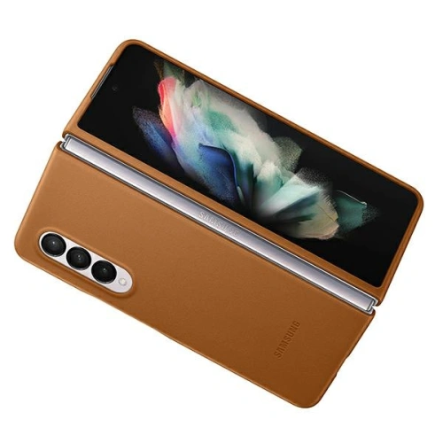 Etui Samsung Galaxy Z Fold 3 EF-VF926LAEGWW camel Leather Cover
