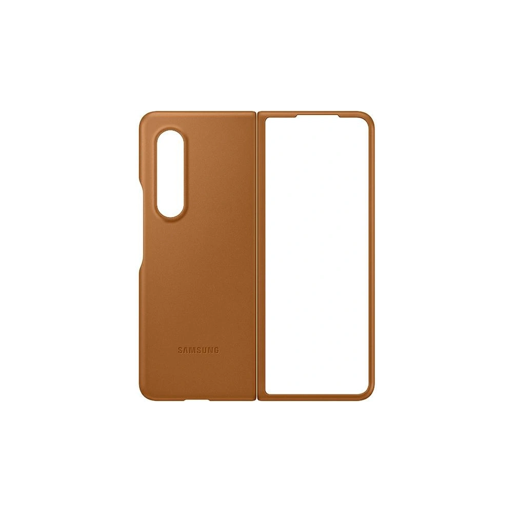 Hurtownia GSM - Etui Samsung Galaxy Z Fold 3 EF-VF926LAEGWW kožené pouzdro v barvě camel - SMG452CAM - {ean13} - Hurt