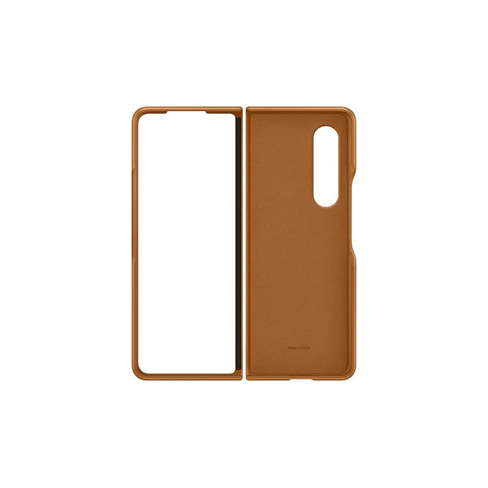 Hurtownia GSM - Etui Samsung Galaxy Z Fold 3 EF-VF926LAEGWW kožené pouzdro v barvě camel - SMG452CAM - {ean13} - Hurt