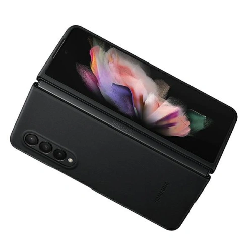 Etui Samsung Galaxy Z Fold 3 EF-VF926LBEGWW czarny/black Leather Cover