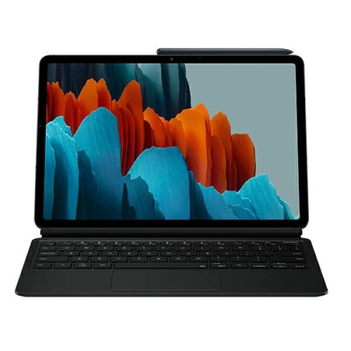 Etui z klawiaturą Samsung Galaxy Tab S7/S8 EF-DT870UBEGEU czarny/black Bookcover Keyboard