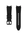 Pasek Samsung Galaxy Watch4 20mm ET-SHR88SBEGEU  Hybrid Leather Band czarny/black
