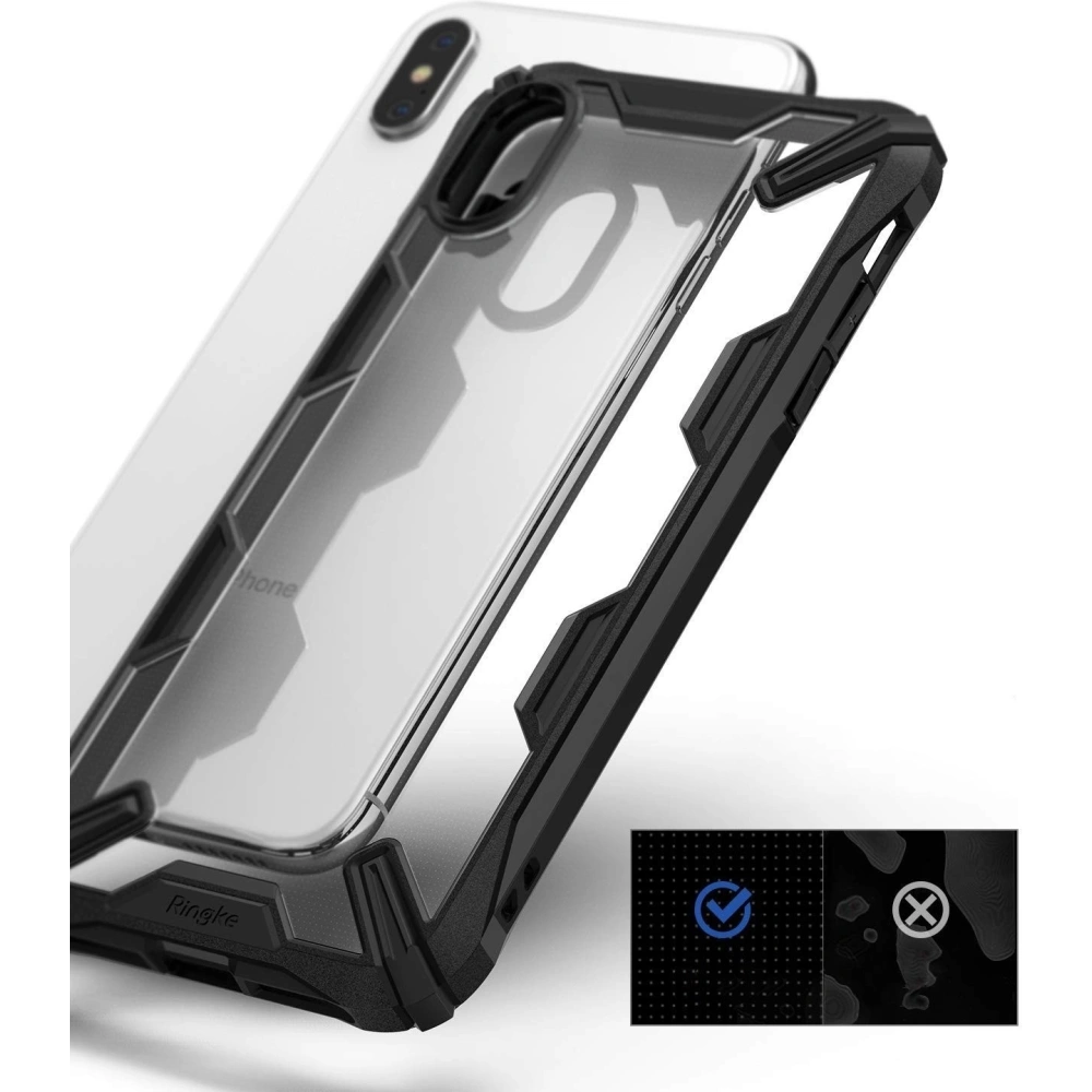 Hurtownia GSM - Etui Ringke Fusion-X iPhone XR 6.1 Černé - RGK750BLK - {ean13} - Hurt