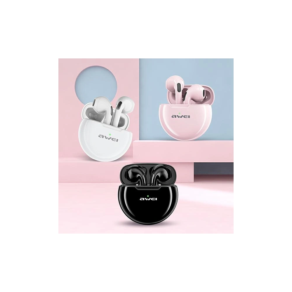 Hurtownia GSM - AWEI sluchátka Bluetooth 5.0 T17 TWS + dokovací stanice bílá/white - AWEI073WHT - {ean13} - Hurt