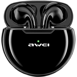 AWEI słuchawki Bluetooth 5.0 T17 TWS + stacja dokująca czarny/black