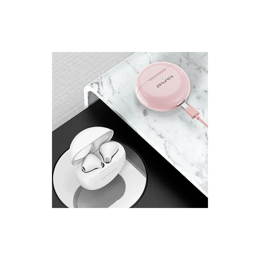 Hurtownia GSM - AWEI sluchátka Bluetooth 5.0 T17 TWS + dokovací stanice černá/black - AWEI074BLK - {ean13} - Hurt