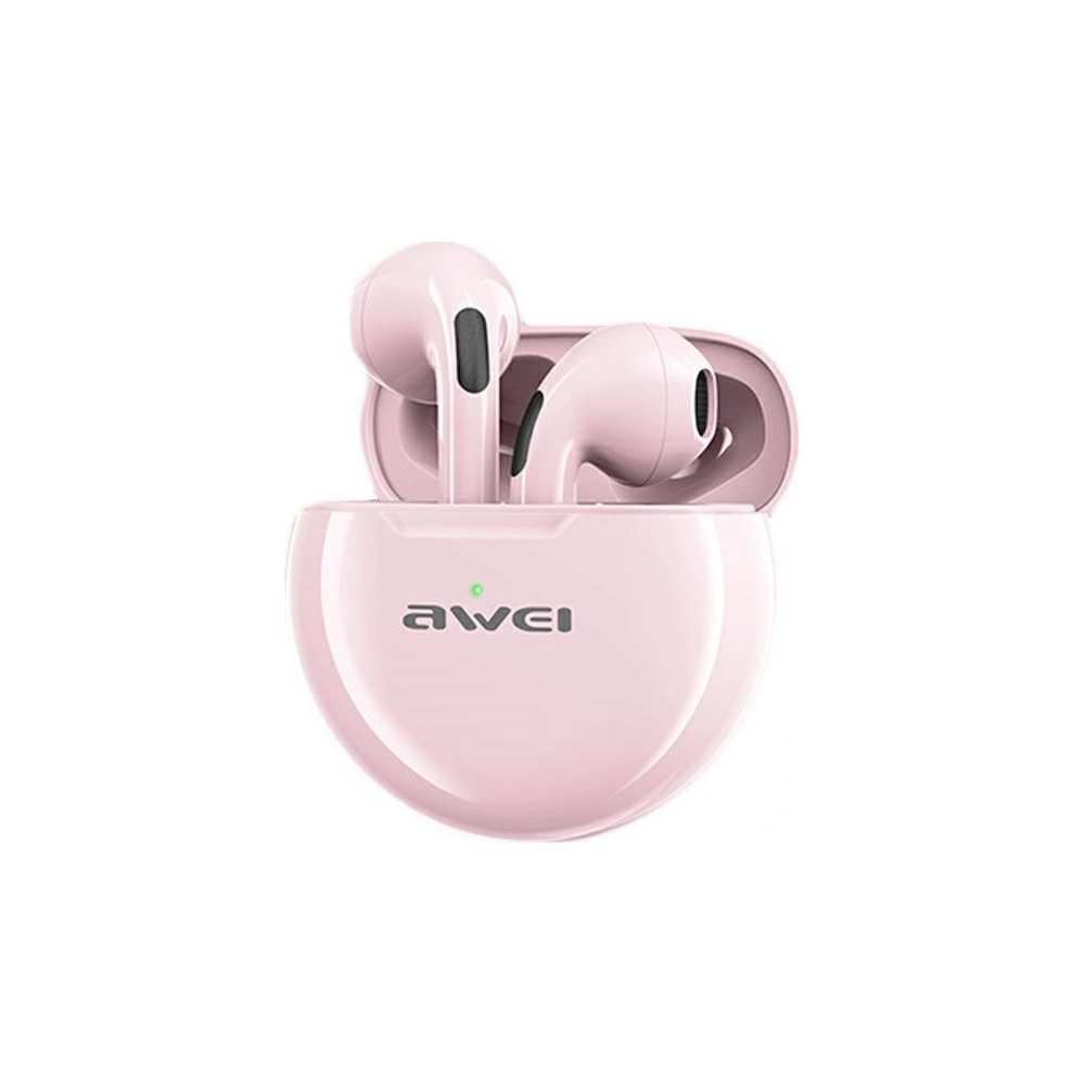 Hurtownia GSM - AWEI sluchátka Bluetooth 5.0 T17 TWS + dokovací stanice růžová/pink - AWEI075PNK - {ean13} - Hurt