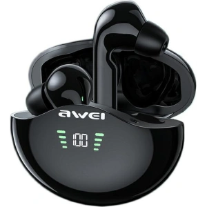 Wholesale AWEI słuchawki Bluetooth 5.1 T12P TWS + stacja dokująca black - AWEI076BLK - {ean13} - Hurt