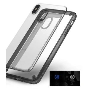 Etui Ringke Fusion iPhone XR 6.1 Smoke Black