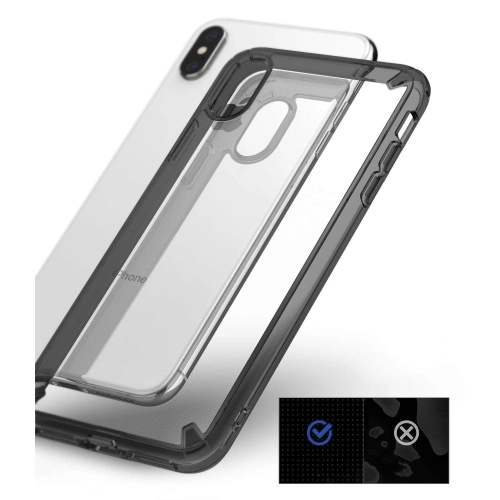 Etui Ringke Fusion iPhone XR 6.1 Smoke Black