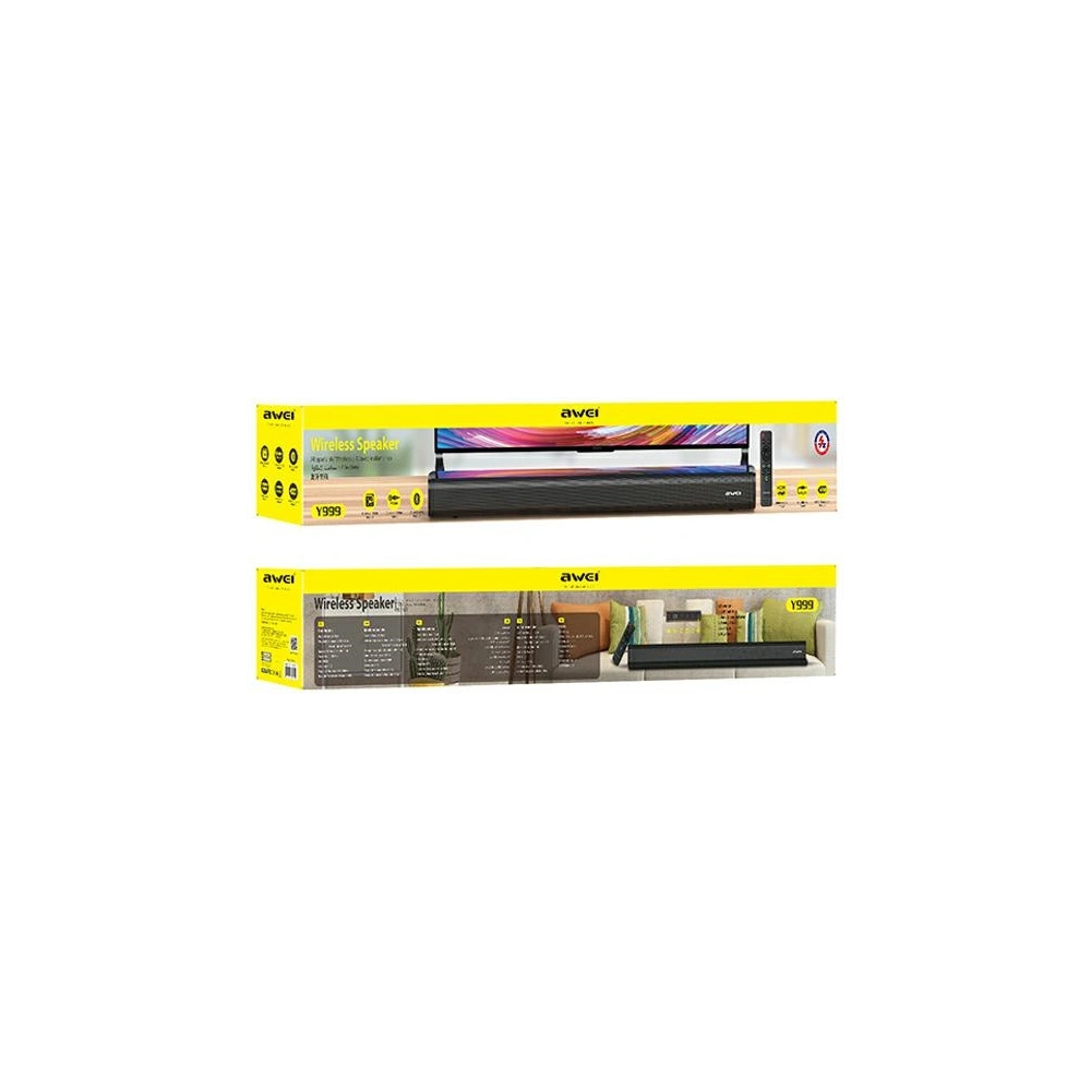 Hurtownia GSM - AWEI Soundbar Bluetooth Y999 černý/black - AWEI080BLK - {ean13} - Hurt