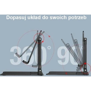 Hurtownia GSM - AWEI stolní držák X23 černý/black - AWEI081BLK - {ean13} - Hurt