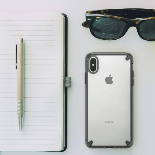 Etui Ringke Fusion iPhone XR 6.1 Smoke Black