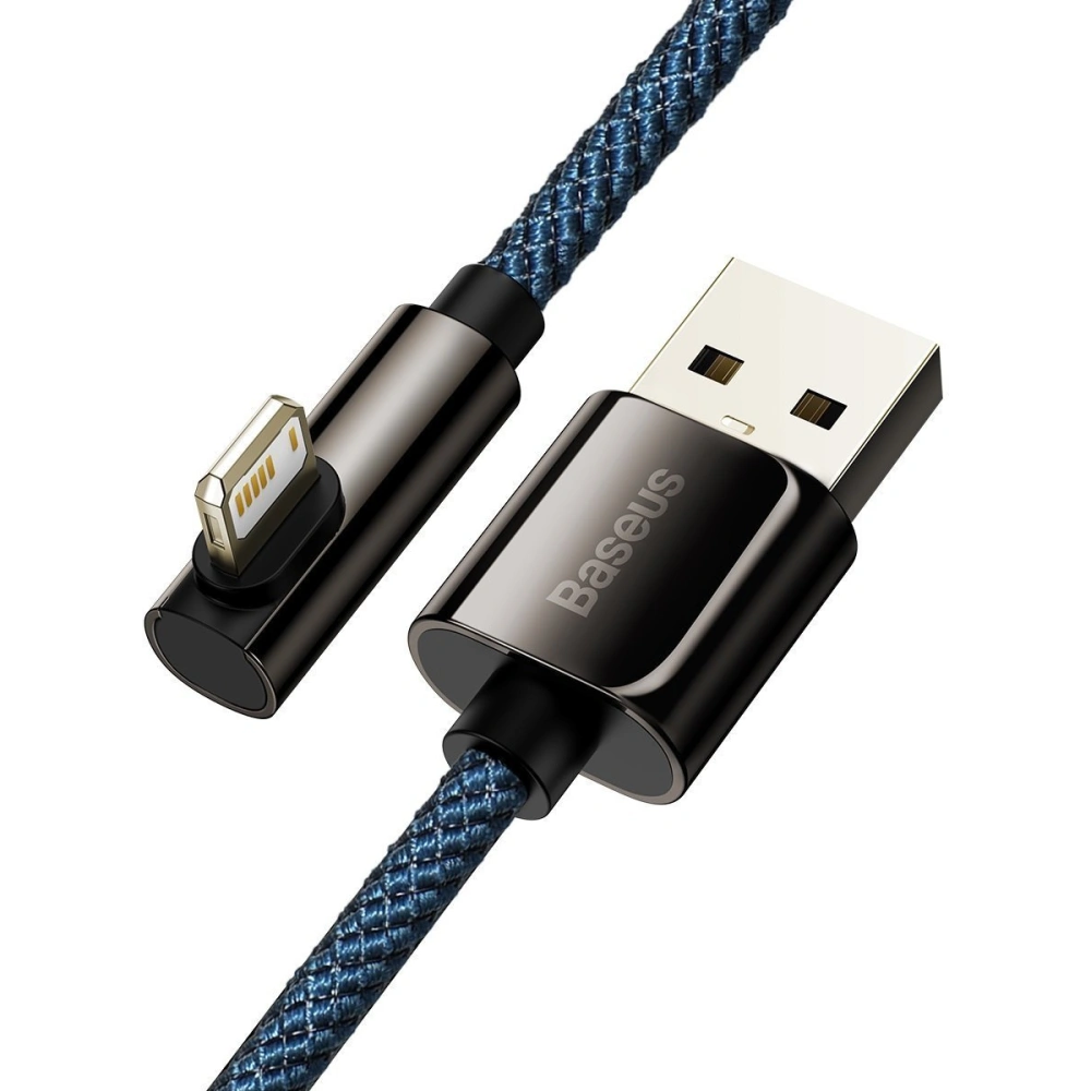 Hurtownia GSM - Kabel USB do Lightning kątový Baseus Legend Series, 2.4A, 2m (modrý) - BSU2870BLU - {ean13} - Hurt