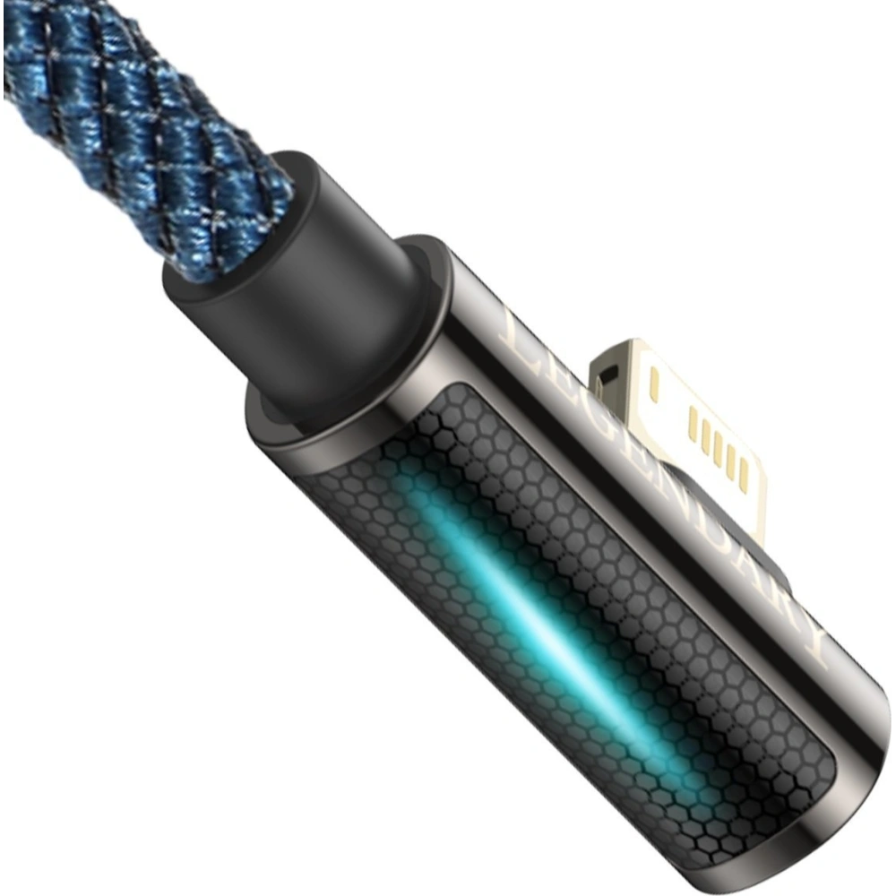 Hurtownia GSM - Kabel USB do Lightning kątový Baseus Legend Series, 2.4A, 2m (modrý) - BSU2870BLU - {ean13} - Hurt