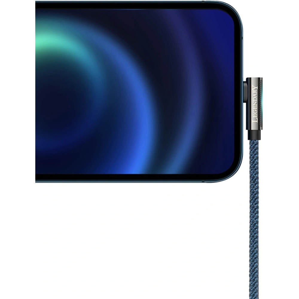 Hurtownia GSM - Kabel USB do Lightning kątový Baseus Legend Series, 2.4A, 2m (modrý) - BSU2870BLU - {ean13} - Hurt
