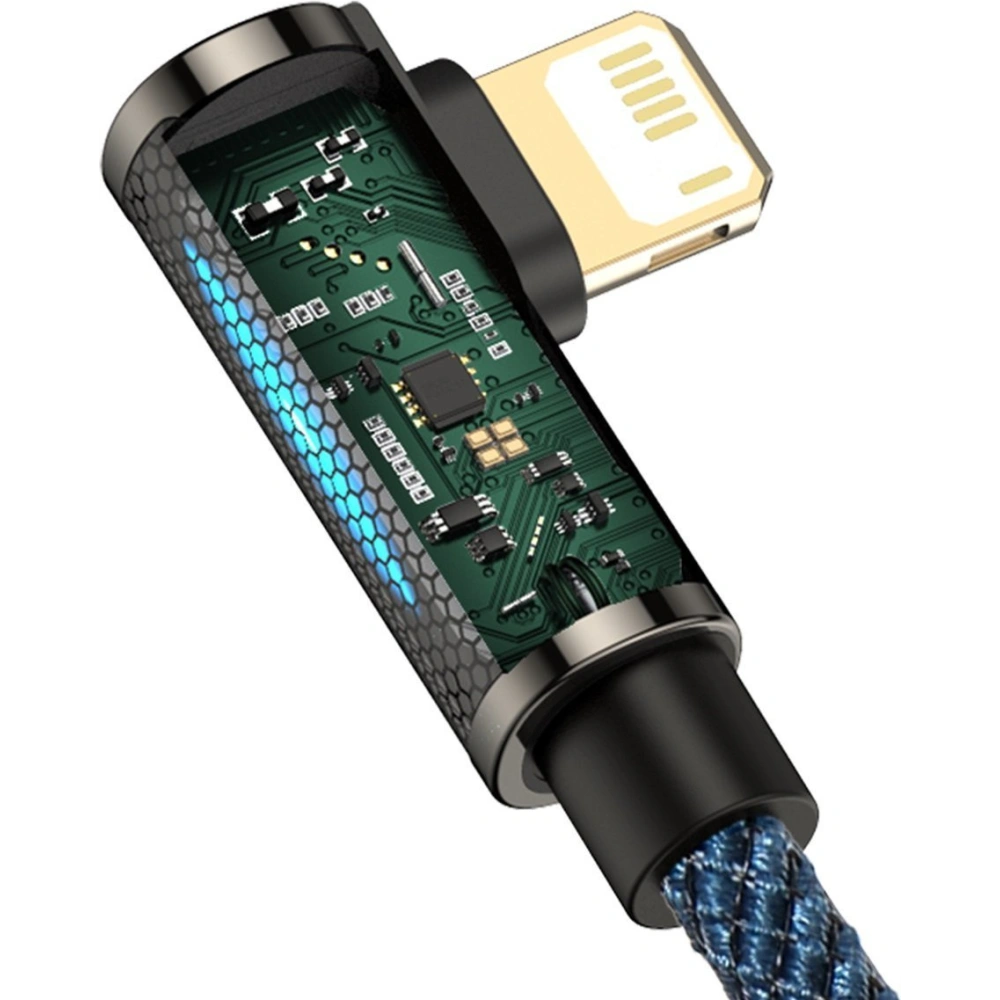 Hurtownia GSM - Kabel USB do Lightning kątový Baseus Legend Series, 2.4A, 2m (modrý) - BSU2870BLU - {ean13} - Hurt