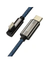 Kabel USB-C na Lightning úhlový Baseus Legend Series, PD, 20W, 1m (modrý)