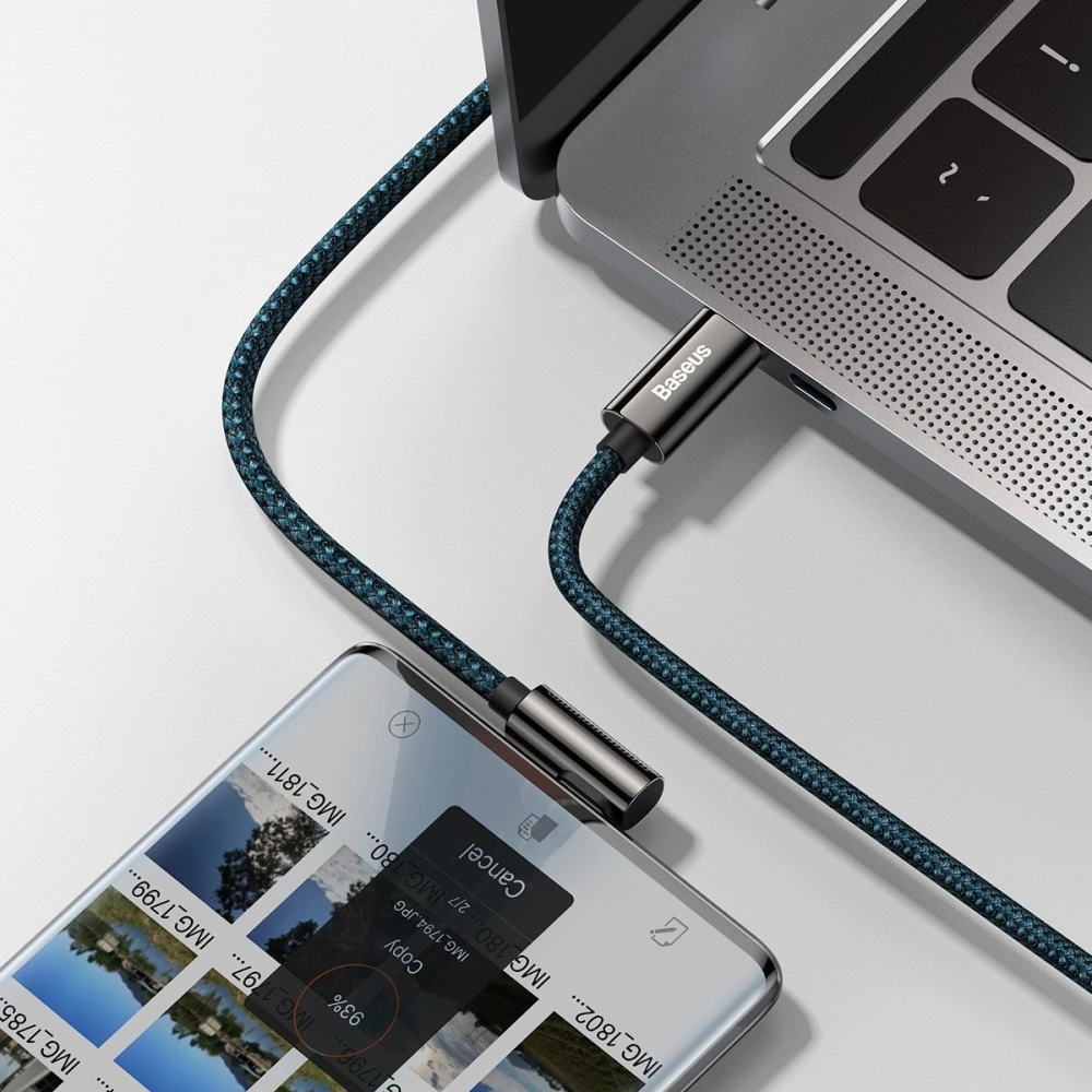 Wholesale Cable USB-C to USB-C Baseus Legend Series, PD, 100W, 1m (blue) - BSU2878BLU - {ean13} - Hurt