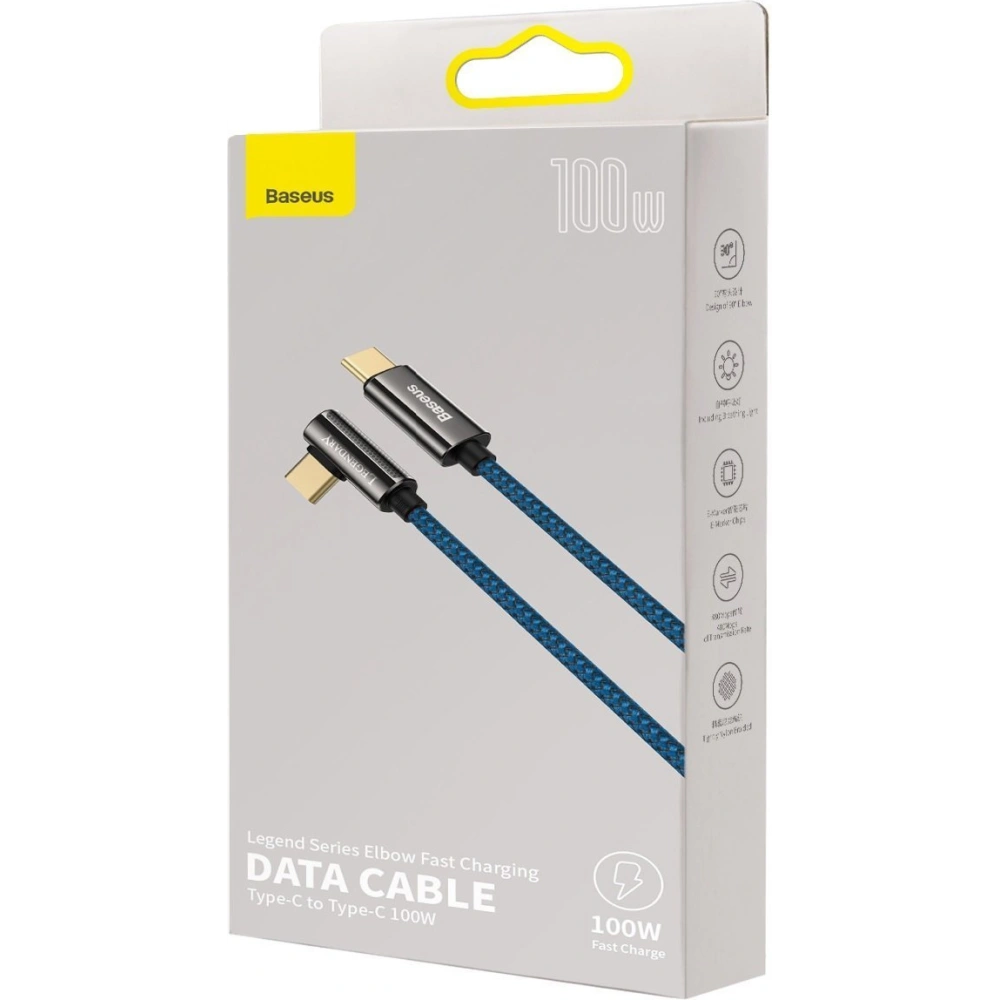 Wholesale Cable USB-C to USB-C Baseus Legend Series, PD, 100W, 1m (blue) - BSU2878BLU - {ean13} - Hurt